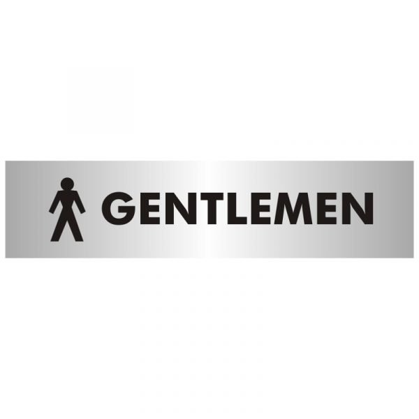 Gentlemens Toilet Sign