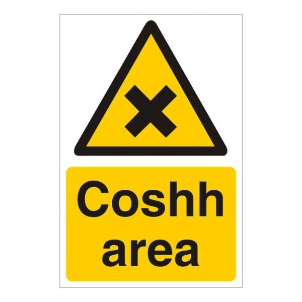 Coshh Area Sign
