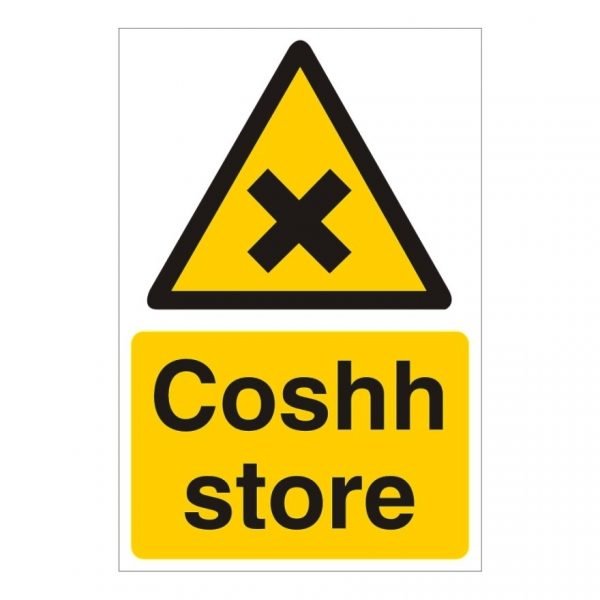 Coshh Store Sign