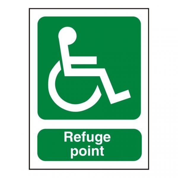 Disabled Refuge Point Sign