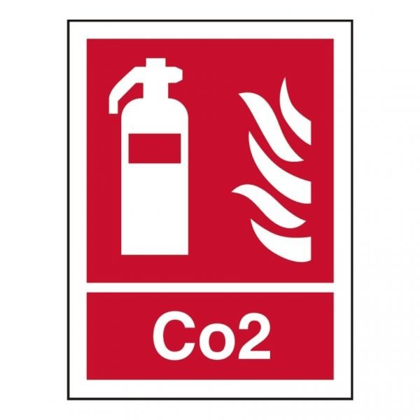 Fire Extinguisher Carbon Dioxide Sign