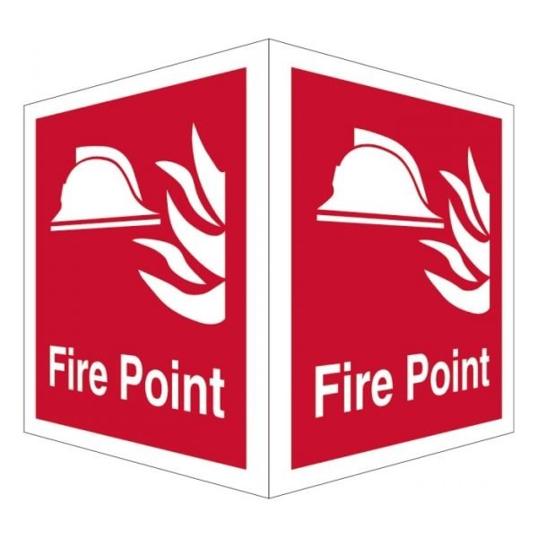 Fire Point Double Sided Sign