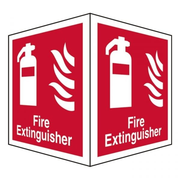 Fire Extinguisher Double Sided Sign