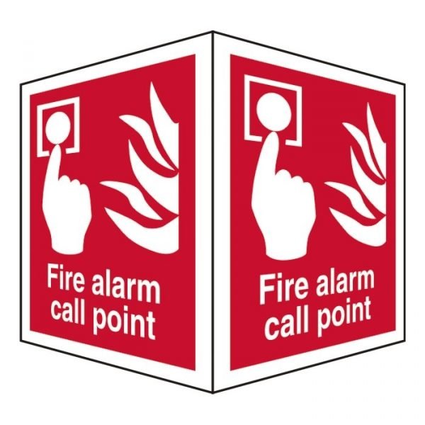 Fire Alarm Call Point Double Sided Sign