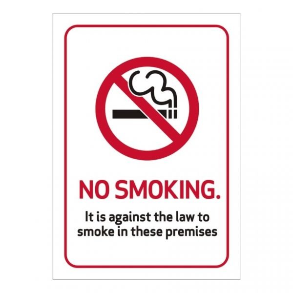 No Smoking Law Sign