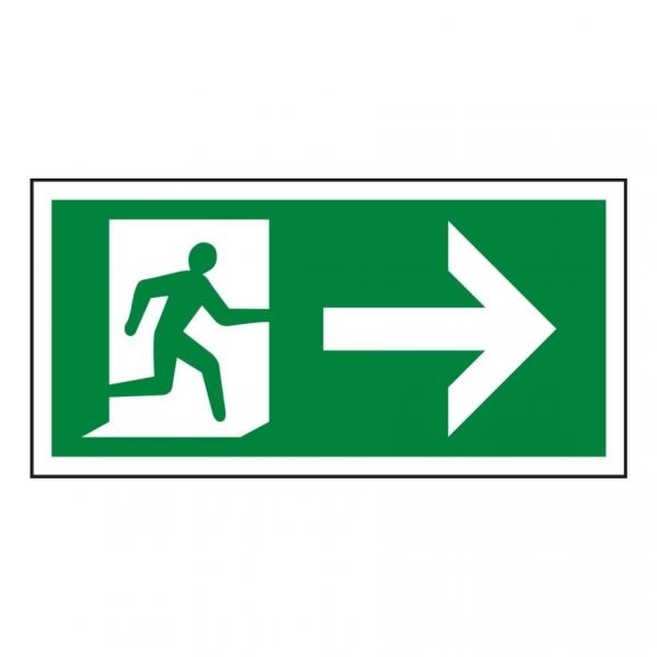 Running Man Arrow Right Sign