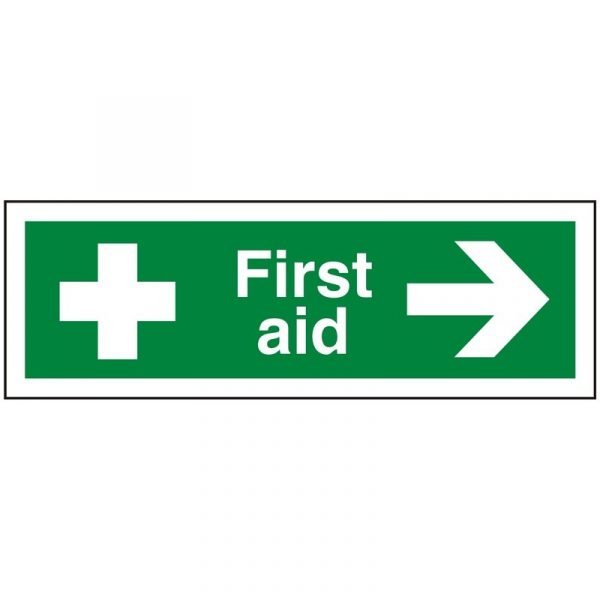 First Aid Right Sign