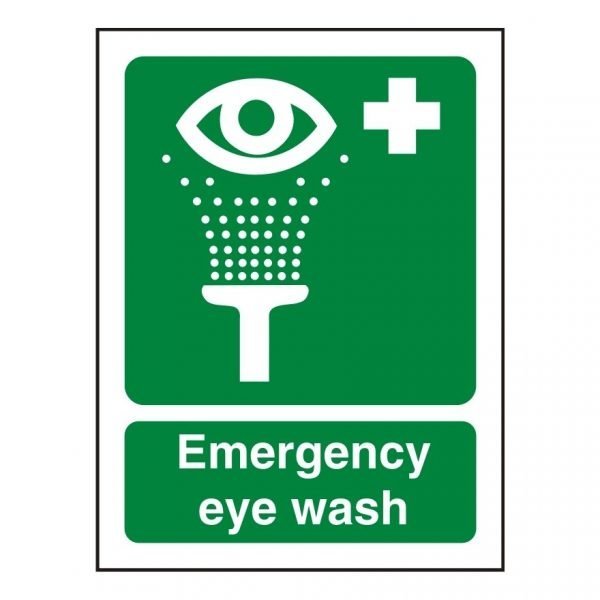 Emergency Eye Wash Sign