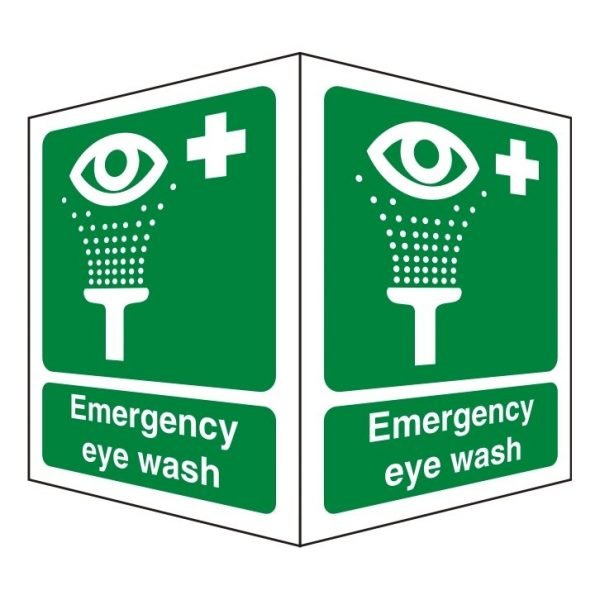 Emergency Eye Wash Double Sided Sign