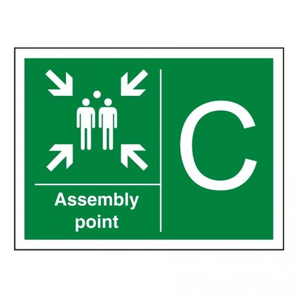 Fire Assembly Point C Sign