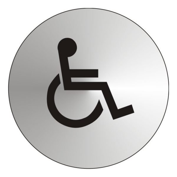 Disabled Stainless Steel Sign