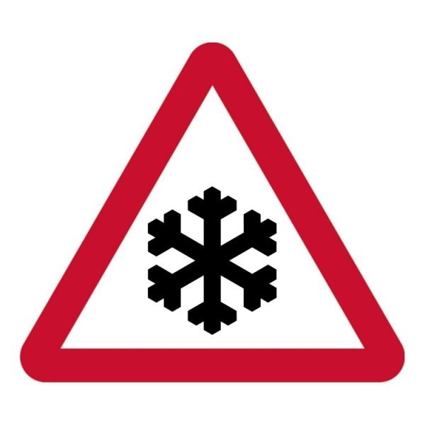 Icy Conditions Sign