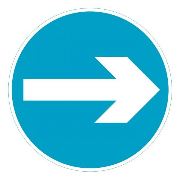 Turn Right Sign