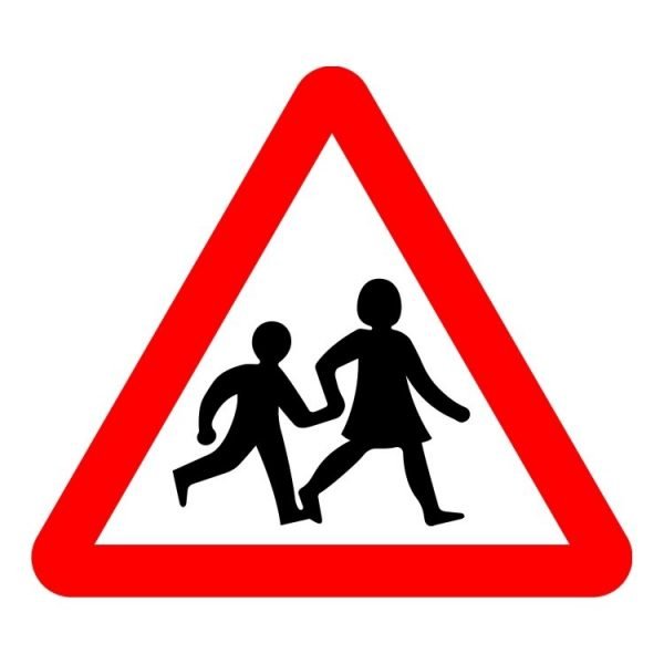 Beware Children Sign
