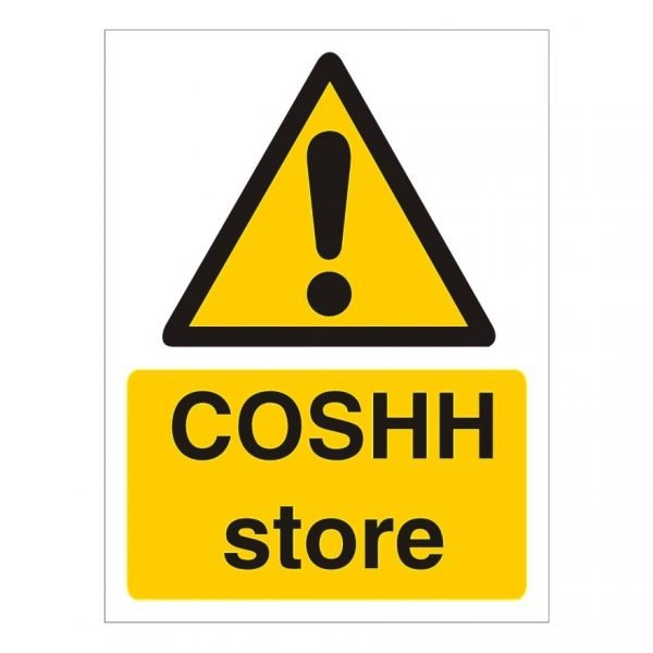 Coshh Store Sign