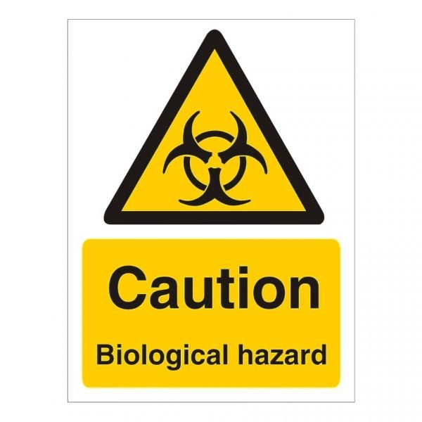 Caution Bioligical Hazard Sign