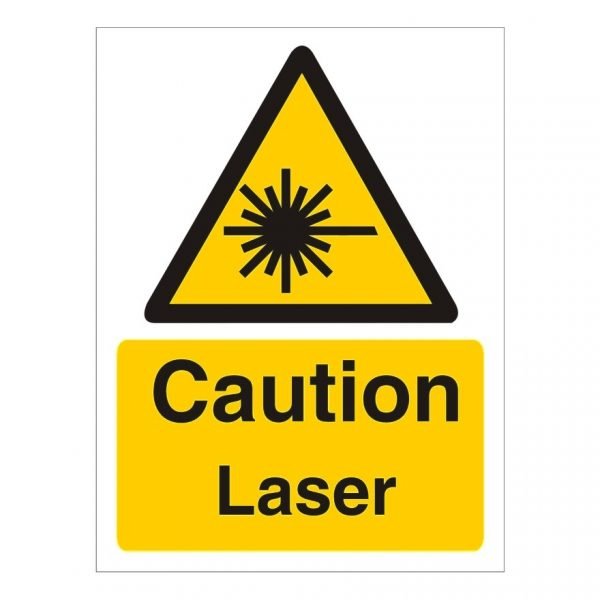 Caution Laser Sign