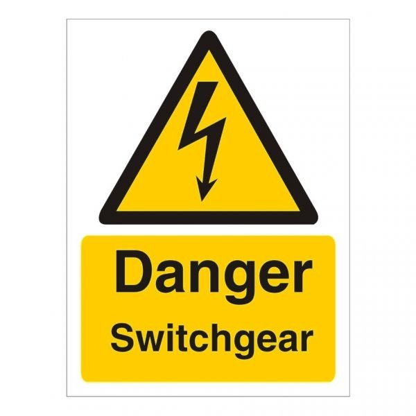 Danger Switchgear Sign