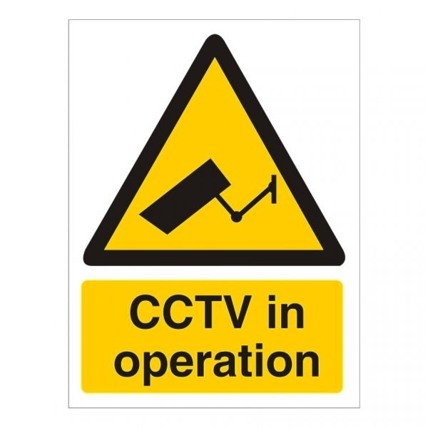 Cctv In Operation Sign