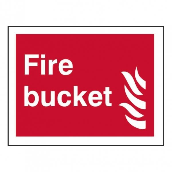 Fire Bucket Sign